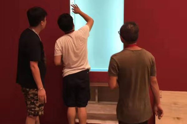 劉海栗美術館65寸定制<font color='red'>透明</font>